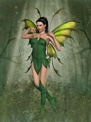 Fototapeta premium fairy 3d computer graphic