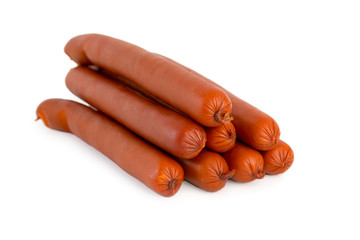 Sausage isolated on white backgroun