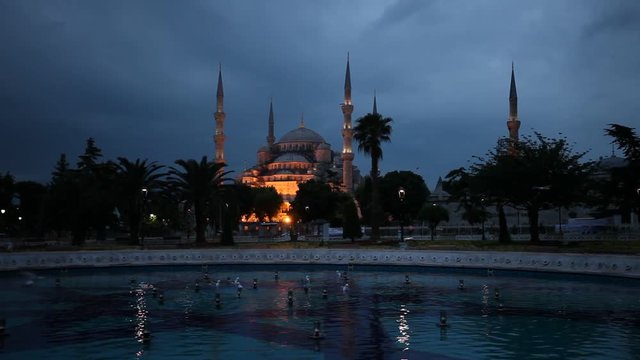 The Blue Mosque (Sultanahmet) in Istanbul Turkey
