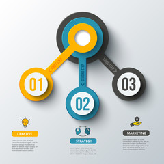 Vector element for infographic.