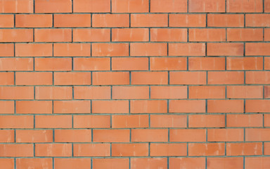 Red brick wall for background and texture