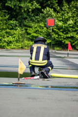 Fototapeta premium Feuerwehrmann