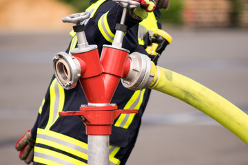 Fototapeta premium Feuerwehrmann