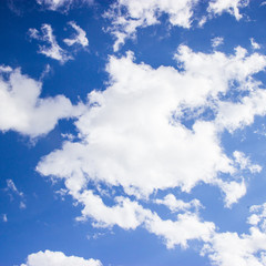 Clouds with blue sky