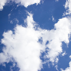 Clouds with blue sky