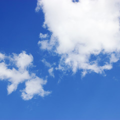 Clouds with blue sky