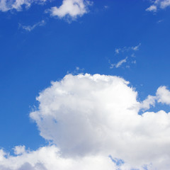 Clouds with blue sky