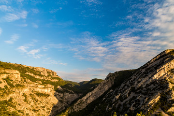 Autumn evening in Val Rosandra