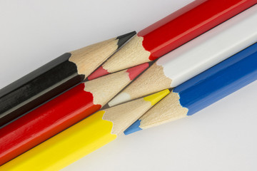 Crayons as background picture.