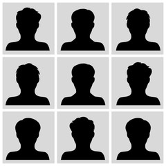 Set of people icons vector