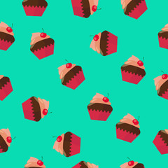Cakes Seamless Pattern