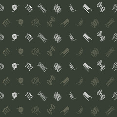 Seamless pattern with Springs for your design