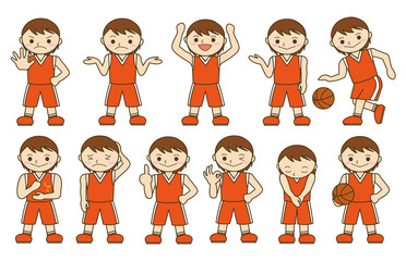 バスケットボール　選手　女の子