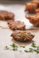 fried Indian pakora