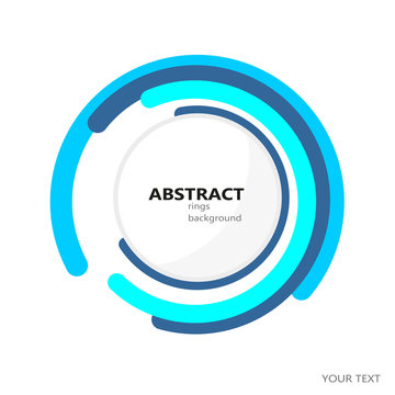 pierścienie, wektor, owal