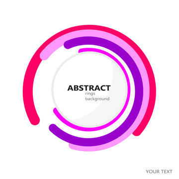 pierścienie, wektor, owal