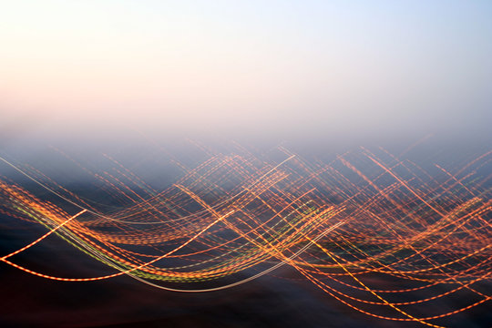 Fondo abstracto de lineas en movimiento