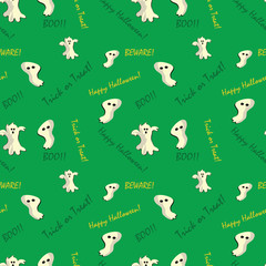 Colorful Halloween Pattern for fabric, wrapping paper,etc. Print colors used.