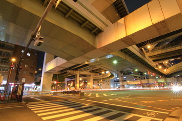 highway junction in Osaka Japan