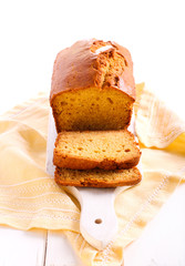 Cornmeal buttermilk loaf cake