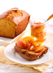 Cornmeal buttermilk loaf cake