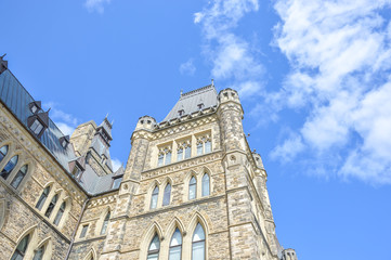 Fototapeta na wymiar Parliament Hill, Ottawa, Canada.
