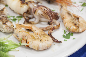 food, meal, dinner, eating, salmon, prepared, fish