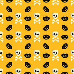 Halloween Pattern for fabric, wrapping paper,etc. Print colors used. 
