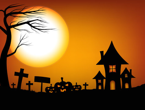 Halloween design background