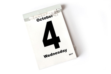 4. October 2017