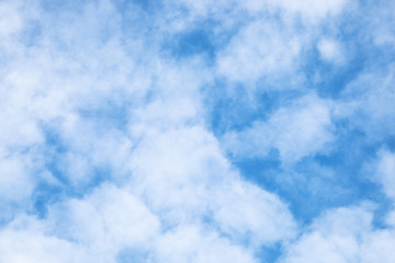 White cloud fluffy on blue sky