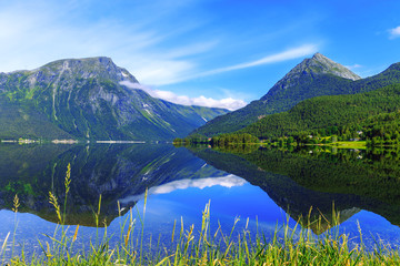 Beautiful Nature Norway natural landscape.