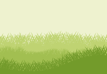 Fototapeta premium Green grass icon. lawn plant nature and field theme. Frame design. Vector illustration