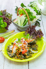 Mussels fried spicy 