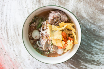 Thai noodle soup,Tom Yum , Thai Food