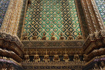 The buddha statues inside the Grand Palace in Bangkok Thailand © Lam Buu Truong