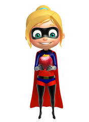 supergirl with Apple