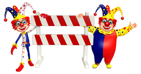Clown with Bargets