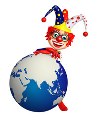 Clown with Earth