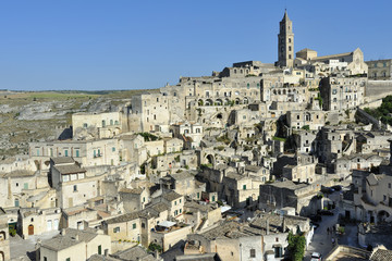 Fototapeta na wymiar Matera, Basilicata, panorama sui Sassi 