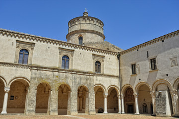 Fototapeta na wymiar Montescaglioso Abbazia di San Michele, Basilicata, Matera
