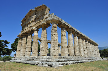 Paestum, Italia, Tempio di Atena