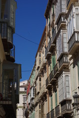 Häuserfassaden in Malaga
