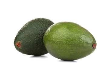 Avocados, isolated on white