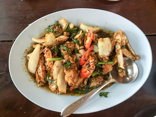 a delicious spicy Thai food