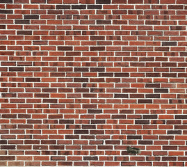 facade view of old brick wall background