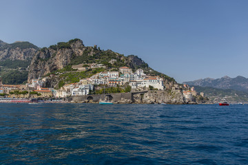 Wybrzeże wyspy Capri we Włoszech