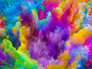 Obraz na płótnie Canvas Virtualization of Colors