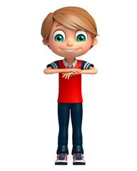 Kid boy with Funny pose