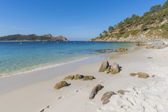 Playa de Nuestra Se&ntilde;ora (Islas Cies, Pontevedra - Espa&ntilde;a).